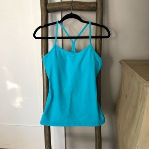 Lululemon Power Y Tank Blue Size 6